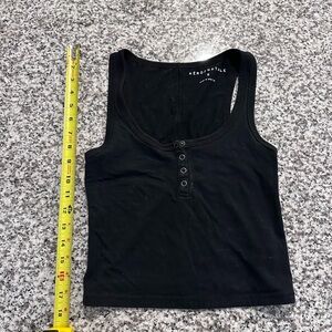 Aeropostale Classic Black Tank Top